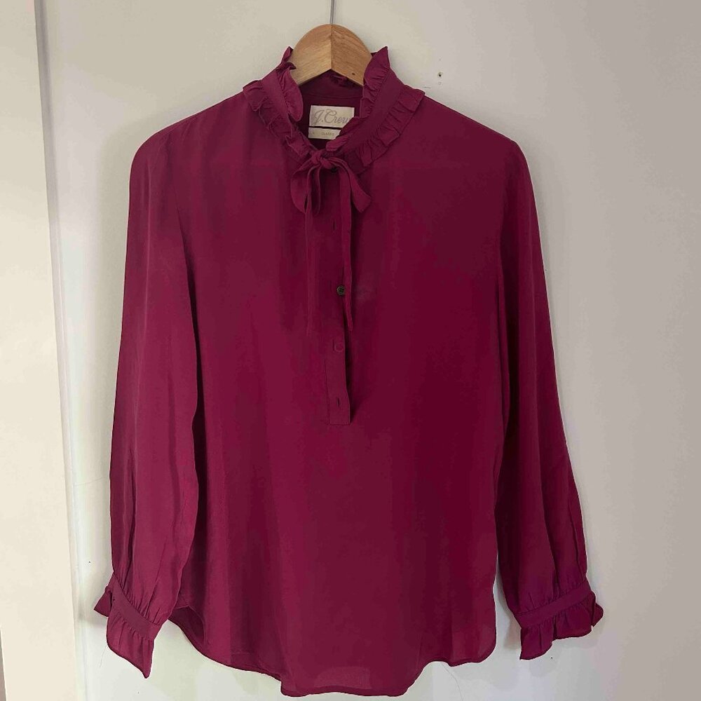 J. Crew Silk Blouse, sz 4